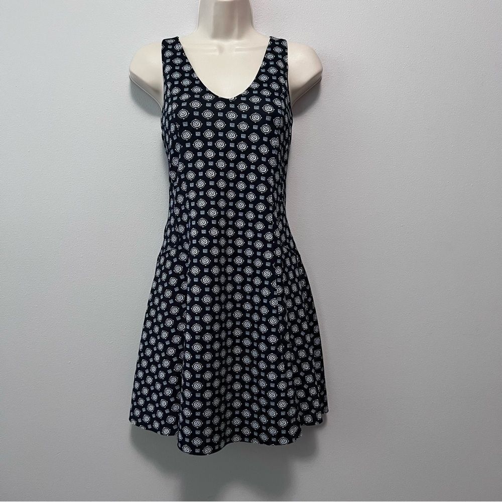 Abercrombie & Fitch Printed Skater Dress Size L